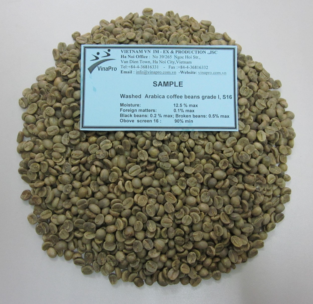 washed arabica coffee bean s16 5
