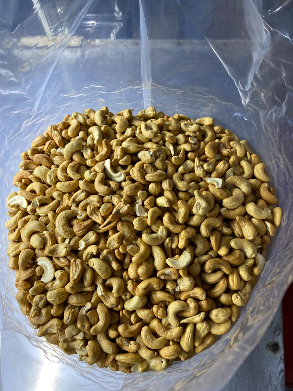 Roasted white Cashew nuts PP bag