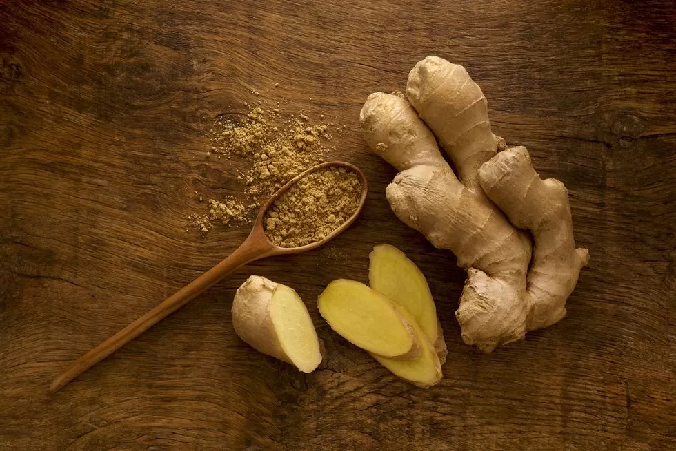 High-quality powder ginger with fine texture