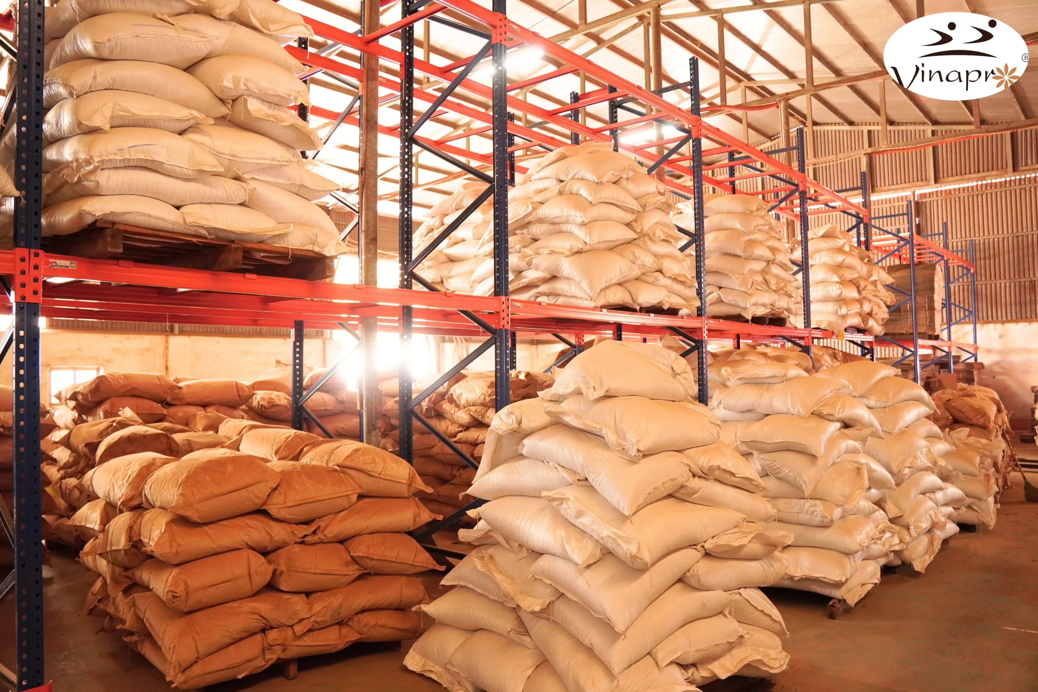 Vinapro warehouse for Black Pepper Ground export