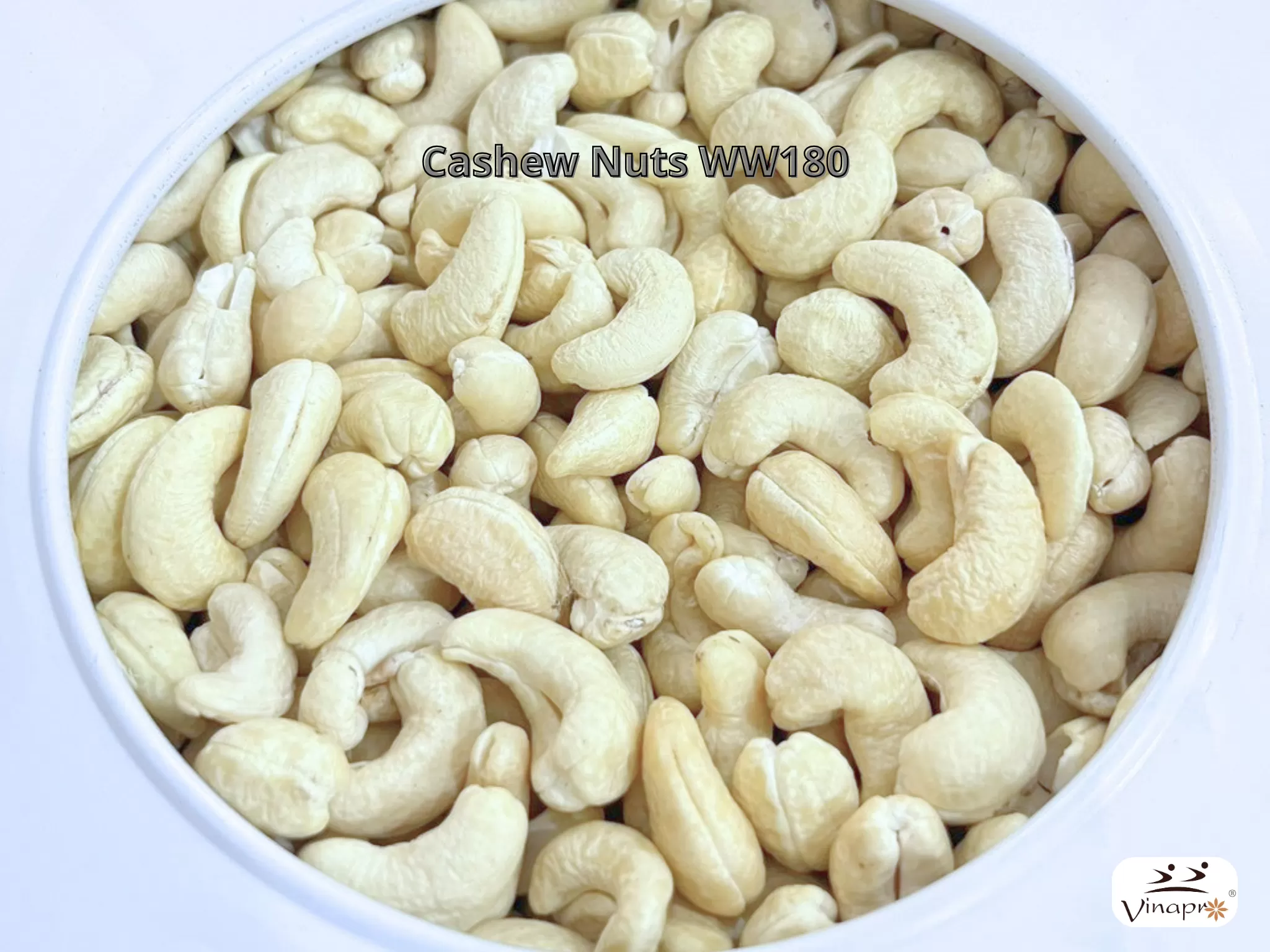 White Whole Cashew Nuts WW160, WW180, WW210