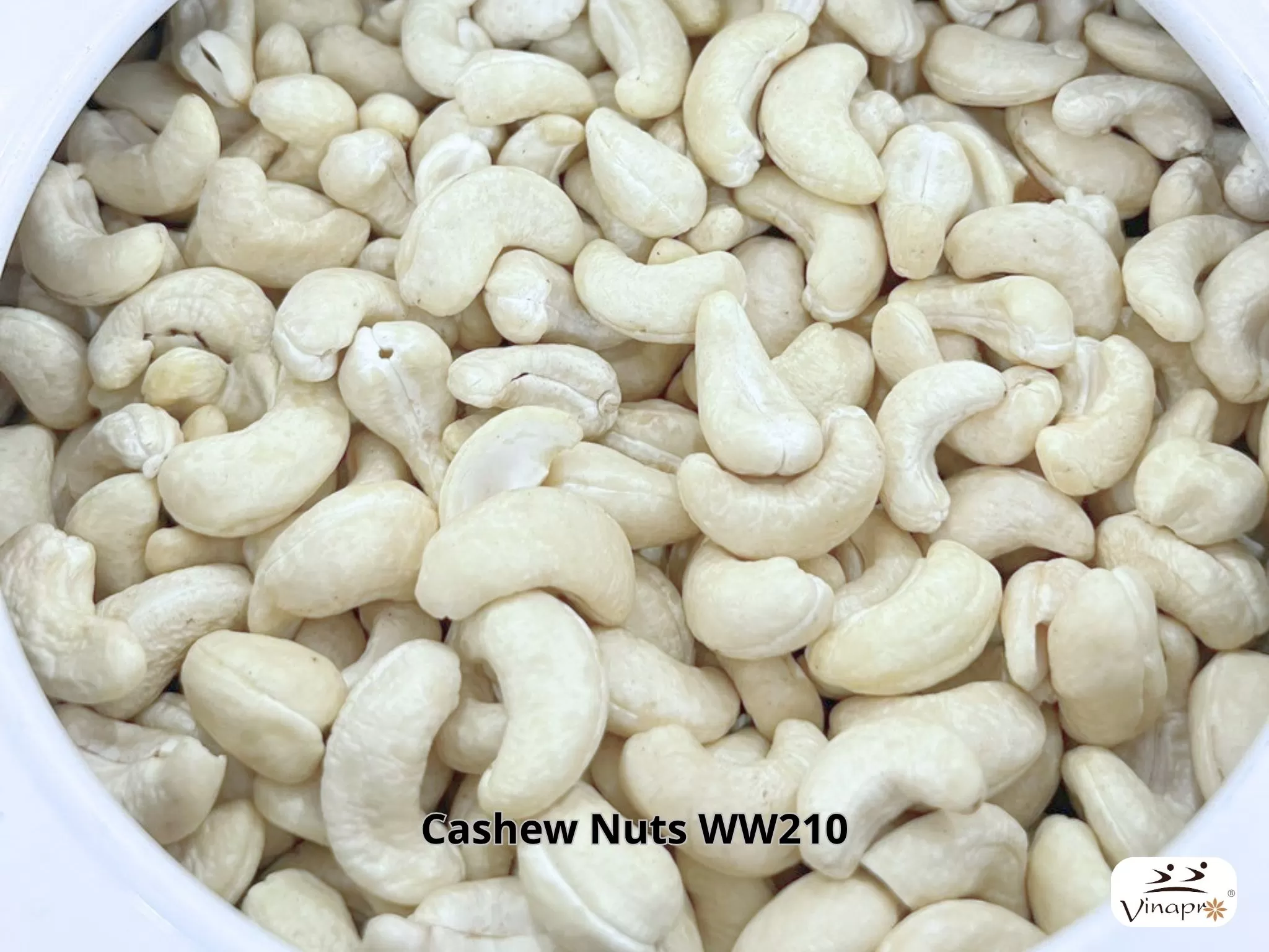 White Whole Cashew Nuts WW160, WW180, WW210