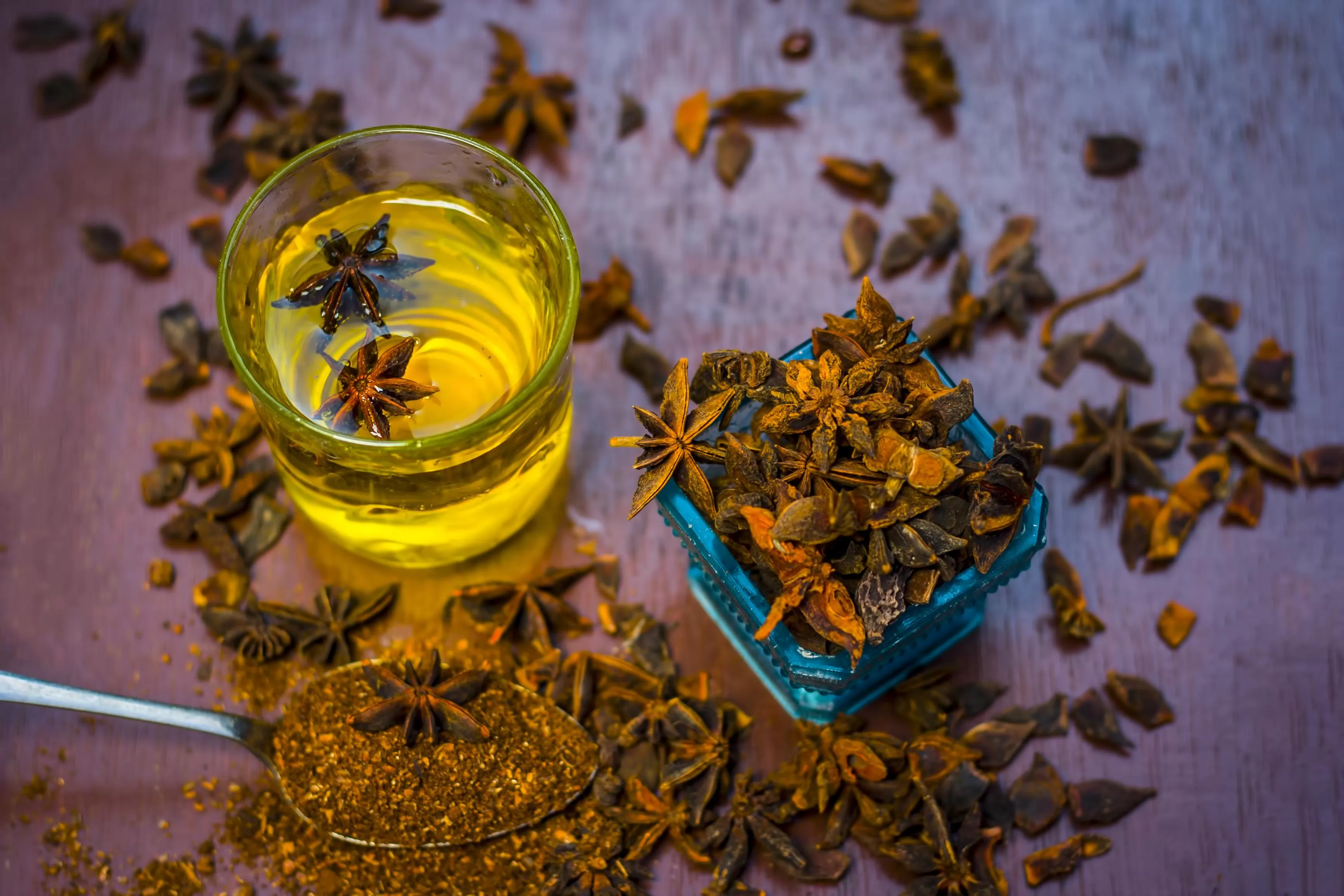 Star anise used in food and beverage production