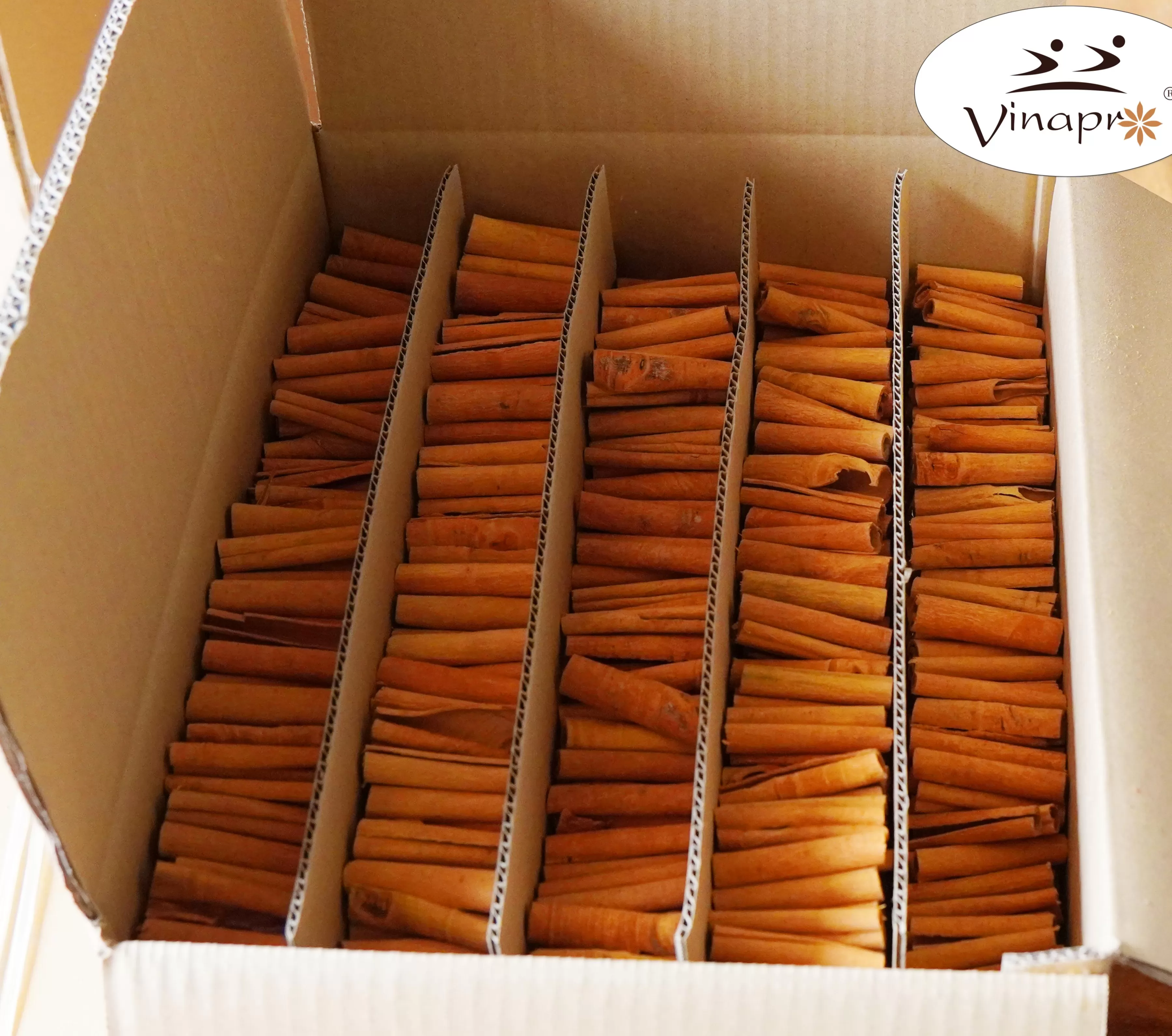 Cigarette cinnamon packed in boxes for export