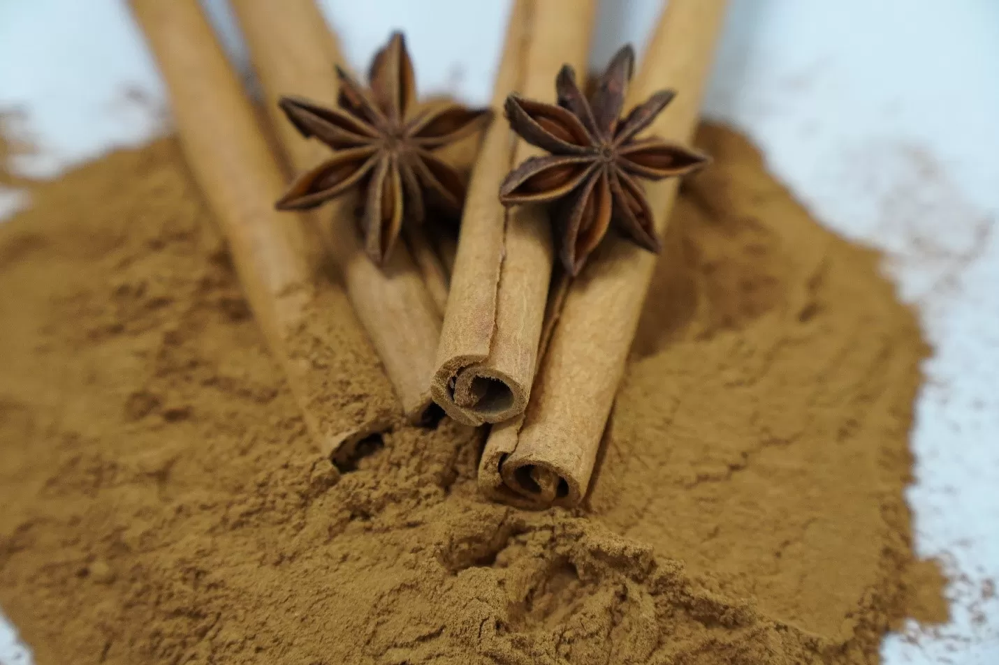 Cinnamon powder packaging for container export