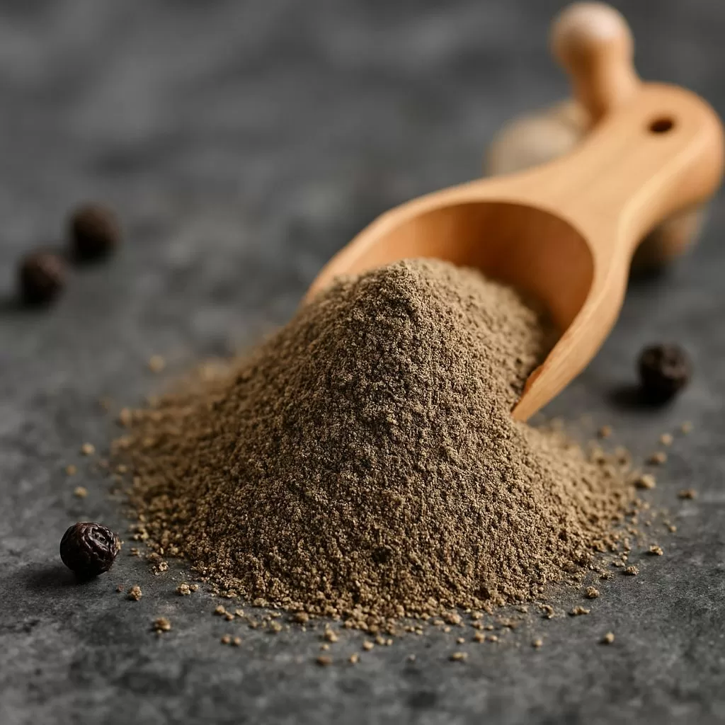 Pepper powder produced by a Vietnam pepper manufacturer for export.