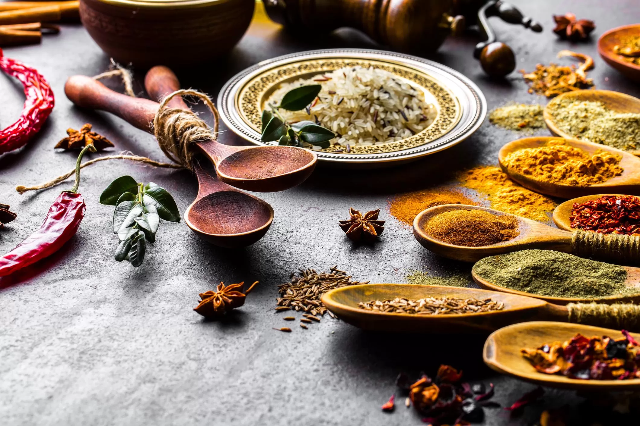 Star anise used in food manufacturing applications