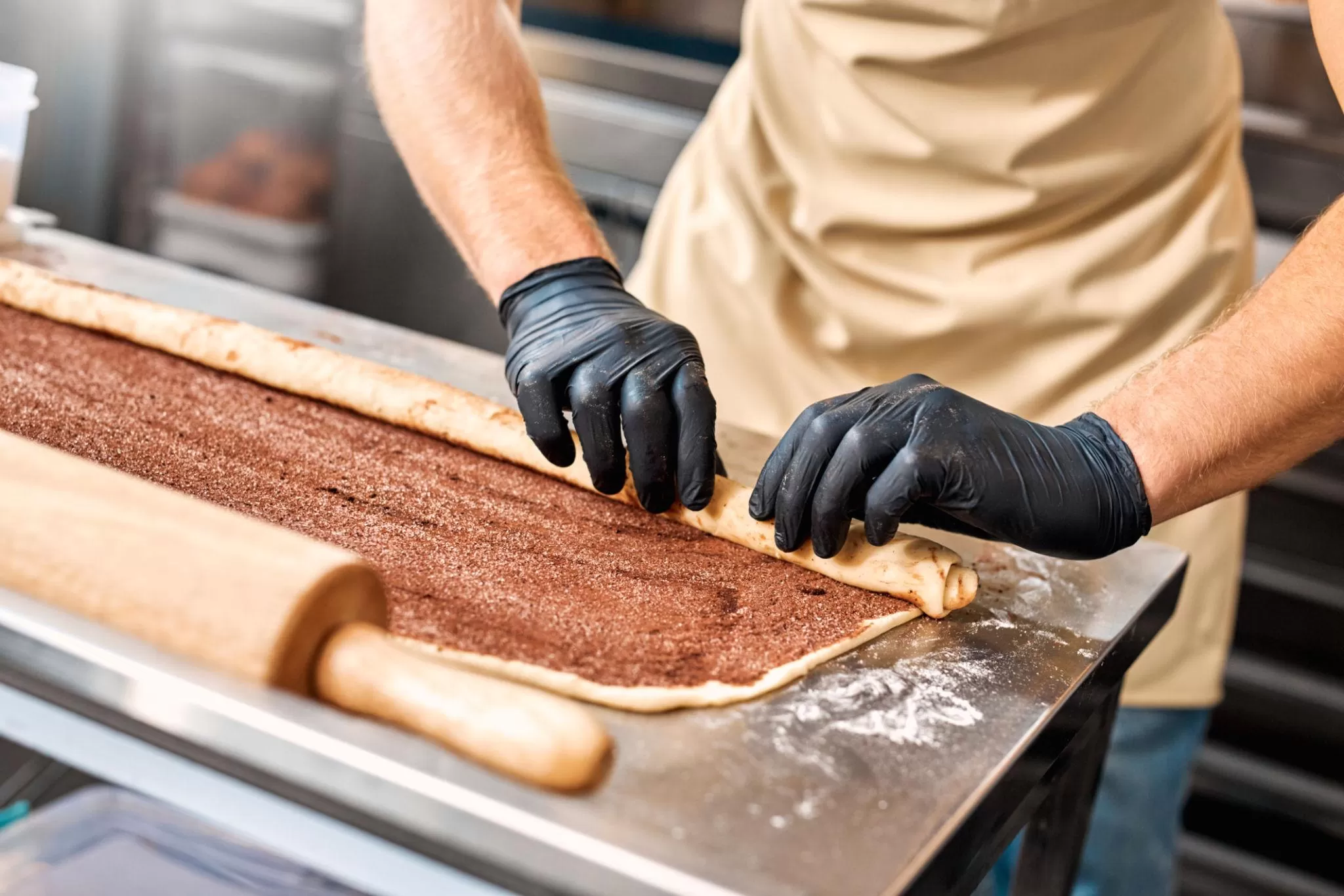 Premium cinnamon powder used in bakery products